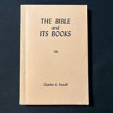 BOOK Charles G. Sewall 'The Bible and Its Books' (1941) PB gospels explained