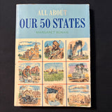BOOK Margaret Ronan 'All About Our 50 States' (1962) PB United States facts kids