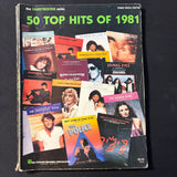 BOOK 50 Top Hits of 1981 PB sheet music Hal Leonard piano/guitar/vocal