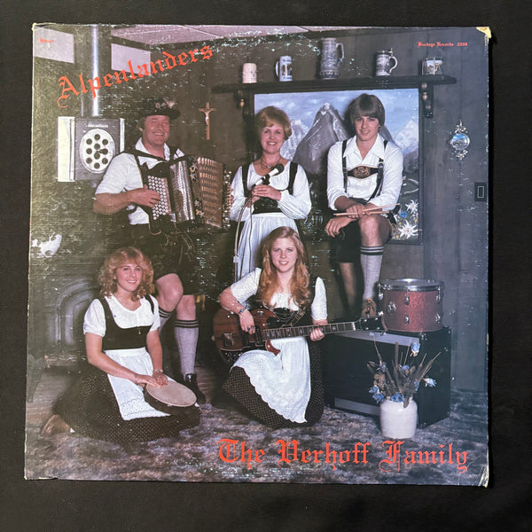 LP The Verhoff Family 'Alpenlanders' Rawson Ohio polka German American VG+/VG