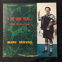 LP Marv Herzog 'One More Polka Before We Slow It Down' (1974) instrumental Frankenmuth polka VG+/VG