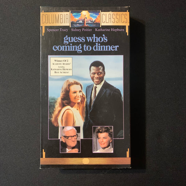 VHS Guess Who's Coming To Dinner (1967) Spencer Tracy, Sidney Poitier, Katharine Hepburn