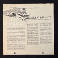 LP Webley Edwards Hawaii Calls 'Greatest Hits' (1960) Al Kealoha Perry VG+/VG+ vinyl record