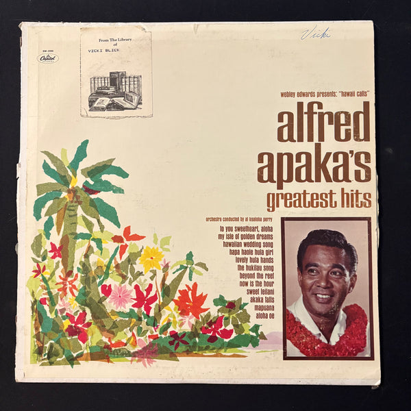 LP Alfred Apaka 'Greatest Hits' (1964) VG+/VG vinyl record