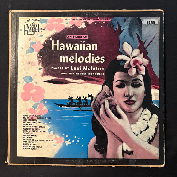 LP Lani McEntire and His Aloha Islanders 'An Hour of Hawaiian Melodies' (1952) VG/VG vinyl record