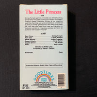 VHS The Little Princess (1939) Shirley Temple, Cesar Romero, Arthur Treacher