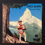 LP Fred Burri 'Disneyland Yodler' VG+/VG  vinyl record Swiss yodeler with alphorn
