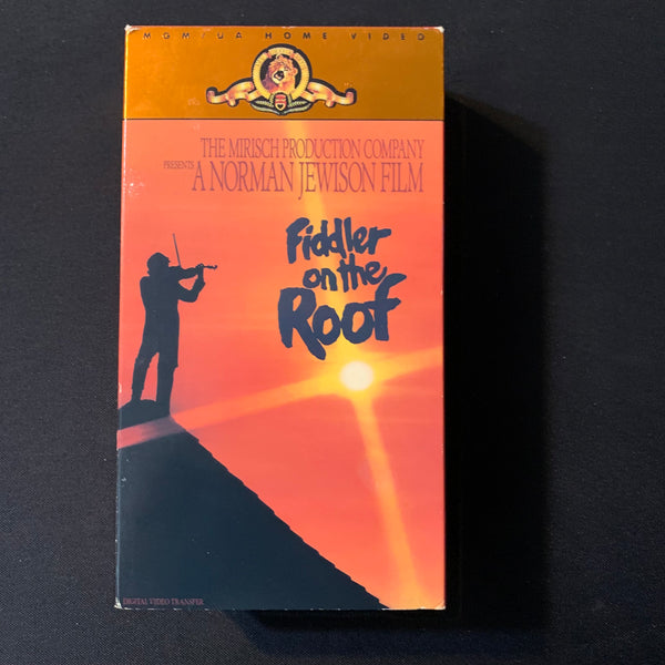 VHS Fiddler On the Roof (1971) 2-tape set Topol, Norma Crane, Leonard Frey