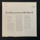 LP David Houston 'Greatest Hits Volume II' (1971) VG+/VG+ country vinyl record Barbara Mandrell