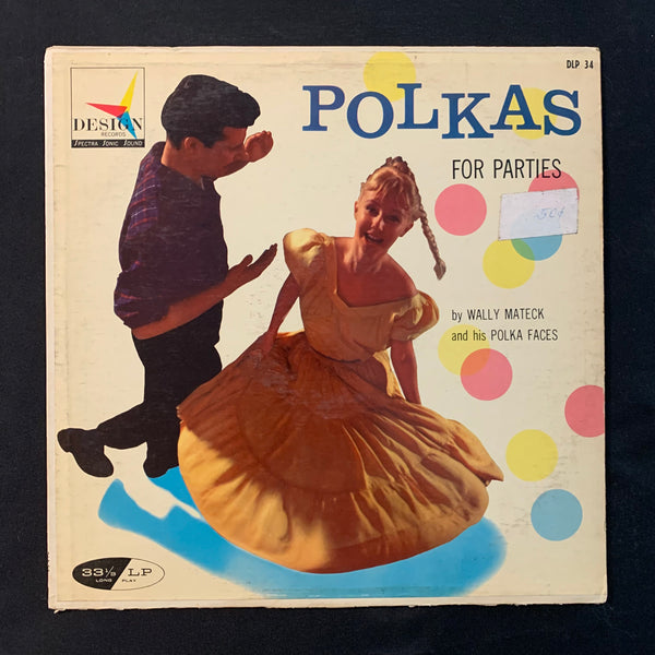 LP Wally Mateck and His Polka Faces 'Polkas For Parties' (1957) VG+/VG vinyl record