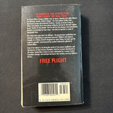 BOOK Douglas Terman 'Free Flight' (1990) PB action post-apocalypse adventure