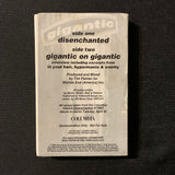 CASSETTE Gigantic 'Disenchanted' (1996) promotional cassingle single with interview clips