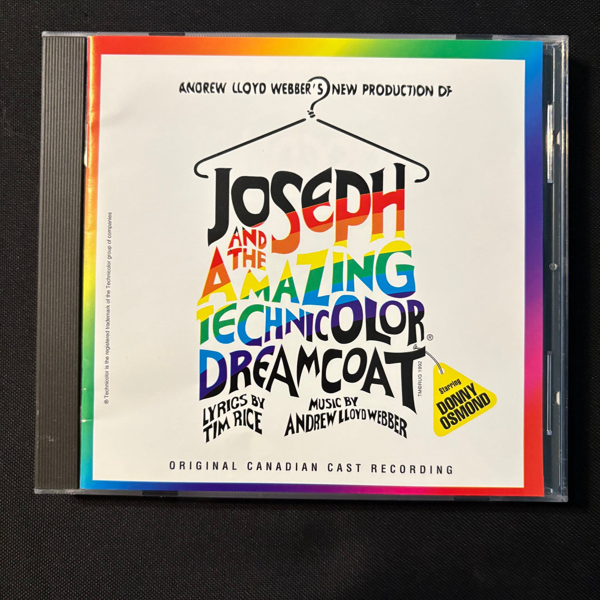 CD Joseph and the Amazing Technicolor Dreamcoat (1992) Original