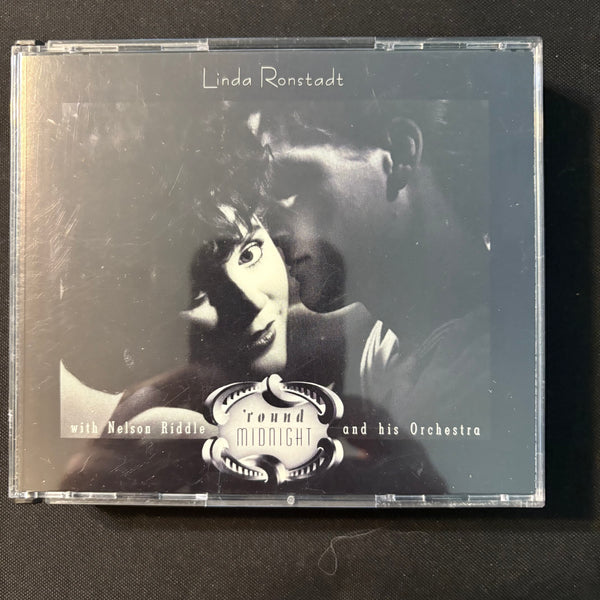 CD Linda Ronstadt with Nelson Riddle and His Orchestra 'Round Midnight' (1986) What's New
