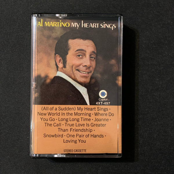 CASSETTE Al Martino 'My Heart Sings' (1970) vintage tape paper labels