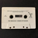 CASSETTE Pat Benatar 'Crimes of Passion' (1980) Hit Me With Your Best Shot