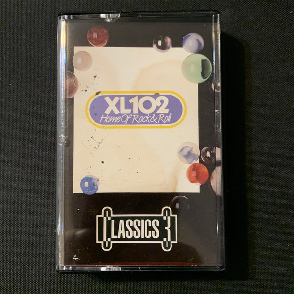 CASSETTE XL102 Classics 3 (1989) Richmond VA radio promo classic rock Sam Goody Musicland