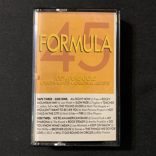 CASSETTE Formula 45 [Tape 3] (1988) Free, Joe Walsh, Foghat, Jethro Tull, Nick Gilder