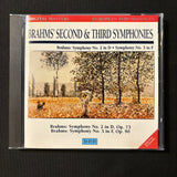 CD Brahms Second and Third Symphonies (1996) Slovak Philharmonic, Ludovit Rajter