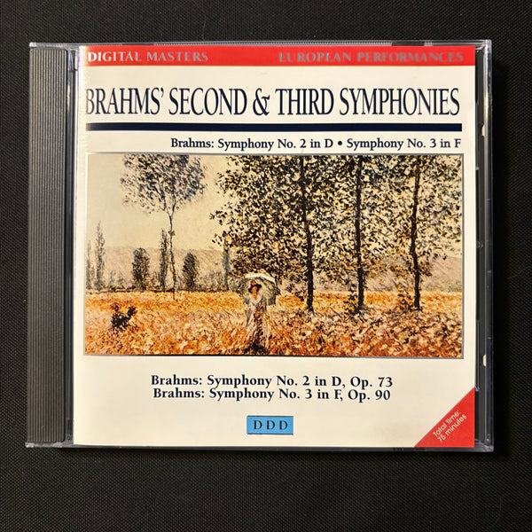 CD Brahms Second and Third Symphonies (1996) Slovak Philharmonic, Ludovit Rajter