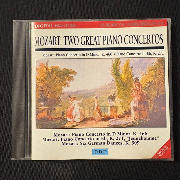 CD Mozart Piano Concerto in D Minor, Piano Concerto in E Flat (1996) Slovak Philharmonic