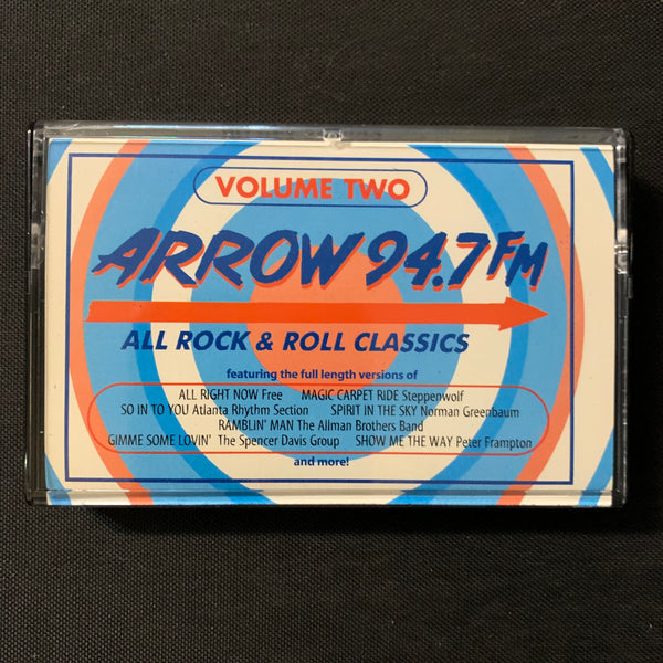 CASSETTE Arrow 94.7FM All Rock and Roll Classics Volume Two (1995) Rod Stewart, Bob Welch, Steppenwolf