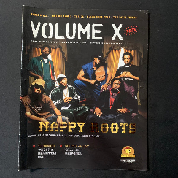 MAGAZINE Volume X #29 Sep 2003 Cat's Music, Nappy Roots, Thursday, Sir Mix-a-Lot