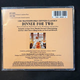 CD CBS Masterworks Dinner For Two (1990) Tchaikovsky, Rachmaninoff, Chopin, Mendelssohn