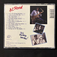 CD A.C. Reed 'I'm In the Wrong Business!' (1987) blues saxophone