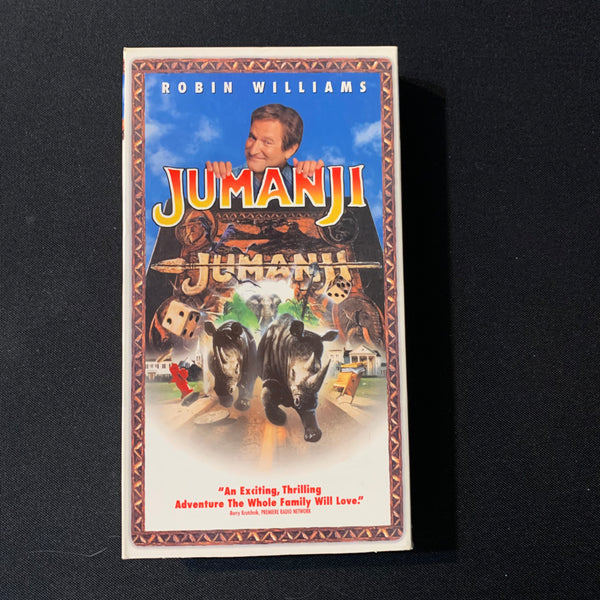VHS Jumanji (1996) Robin Williams, Kirsten Dunst, David Alan Grier, Bonnie Hunt