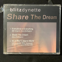 CD Blitz Dynette 'Share the Dream' EP new sealed 3 tracks