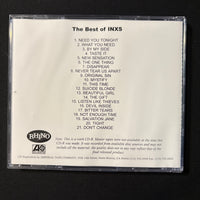 CD INXS 'Best Of' (2002) promotional work CD-R Rhino/Atlantic
