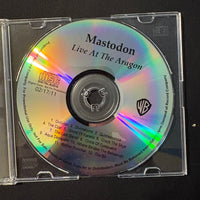 CD Mastodon 'Live At the Aragon' (2011) advance promo