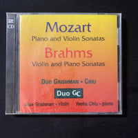 CD Duo Grishman-Chiu - Mozart Brahms Violin and Piano Sonatas new sealed Alan Grishman, Yeeha Chiu