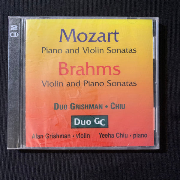 CD Duo Grishman-Chiu - Mozart Brahms Violin and Piano Sonatas new sealed Alan Grishman, Yeeha Chiu