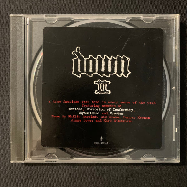 CD Down II 'Sampler' (2002) 4-track promo in jewel case w/sticker on case Philip Anselmo