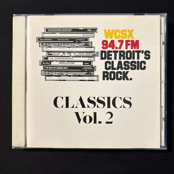 CD WCSX 94.7FM Classics Vol. 2 (1988) Harmony House exclusive, Cream, Lynyrd Skynyrd, Yardbirds