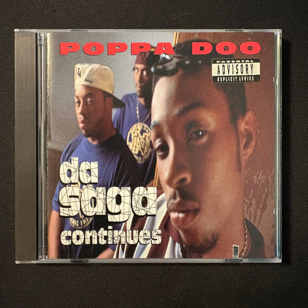 CD Poppa Doo 'Da Saga Continues' (1994) G-funk gangsta 90s rap