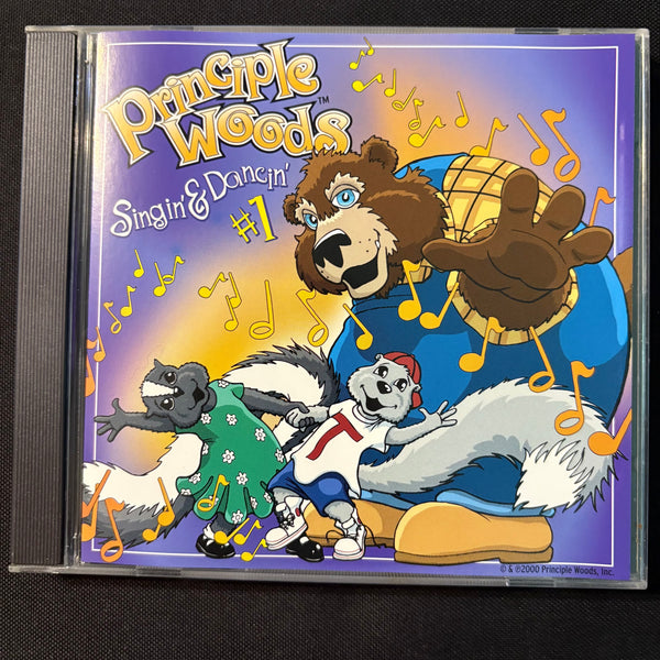 CD Principle Woods 'Singin' and Dancin' #1' (2000) kids music positive lessons