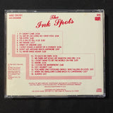 CD Ink Spots 'Their Greatest Hits' (1983) If I Didn't Care, It's a Sin To Tell a Lie