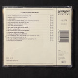 CD Bach 'Christmas Music' (1990) Hallelujah, In dulce jubilo, Gloria in excelsis Dio