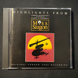 CD Highlights From Miss Saigon Original London Cast (1990) 1-disc version