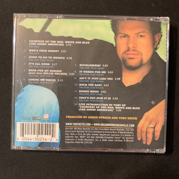 CD Toby Keith 'Unleashed' (2002) Courtesy of the Red White and Blue ...