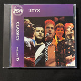 CD Styx 'Classics Vol. 15' (1987) Mr. Roboto, Renegade, Don't Let It End, Best of Times