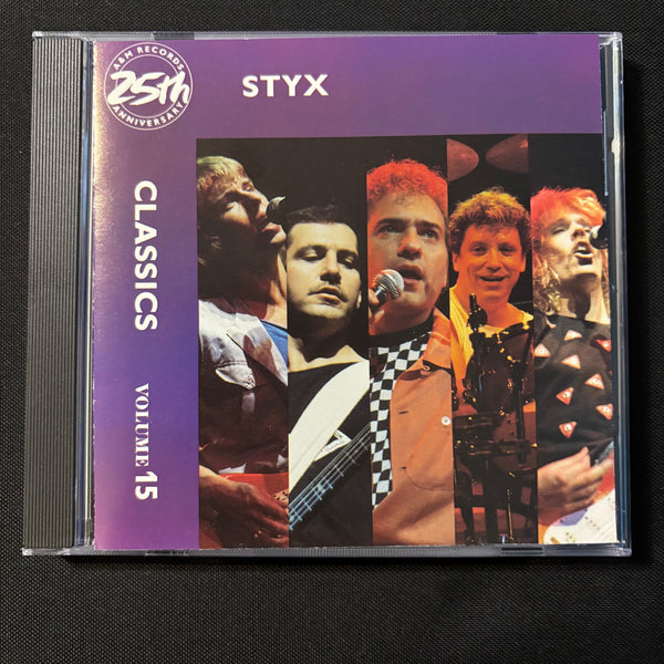 CD Styx 'Classics Vol. 15' (1987) Mr. Roboto, Renegade, Don't Let It End, Best of Times