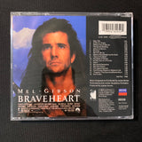 CD Braveheart soundtrack (1995) James Horner, London Symphony Orchestra
