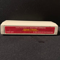 TEXAS INSTRUMENTS TI 99/4A Star Trek (1983) Sega video game cartridge