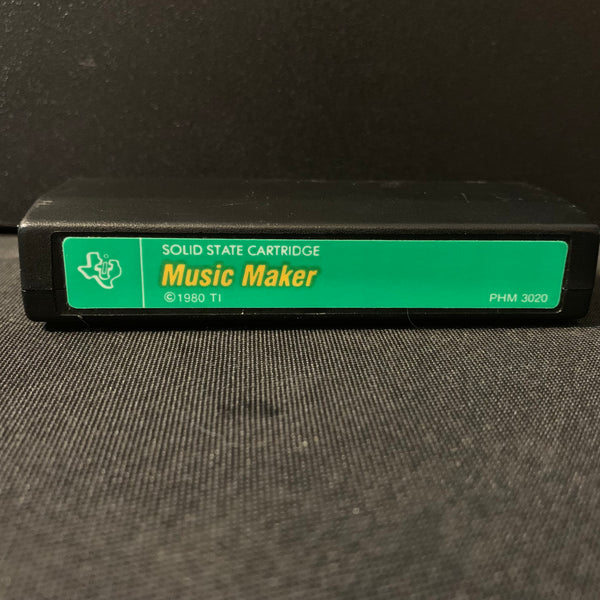 TEXAS INSTRUMENTS TI 99/4A Music Maker (1980) tested software cartridge chiptunes