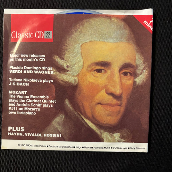 CD Classic CD 22 Verdi, Wagner, Placido Domingo, Tatiana Nikolaeva, Bach, Haydn, Rossini