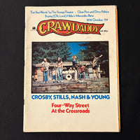 MAGAZINE Crawdaddy Oct 1974 Crosby Stills Nash and Young UK print